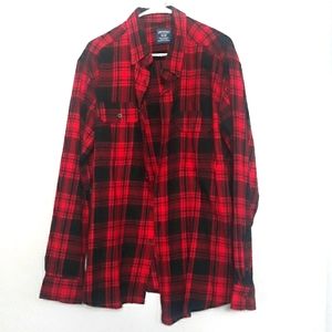 Men's red & black flannel XL NWOT